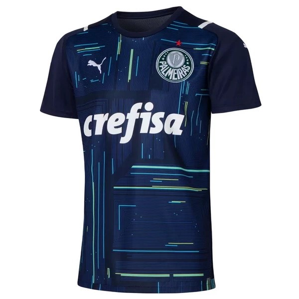 Thailande Maillot Football Palmeiras Gardien 2021-22 Bleu